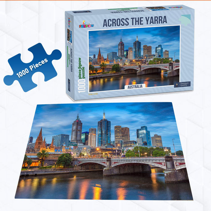 Funbox Jigsaw Puzzle 1000 piece - Across The Yarra
