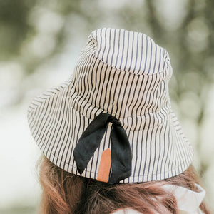 Bedhead Hats | Vacationer Reversible Ladies Sun Hat | Bobbie/Ebony