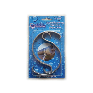 Caravan Awning Tie Down Clips | Australian Made | Pack of Two