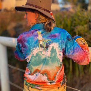 Long Sleeve Conservation Shirt - Adult - Sunset
