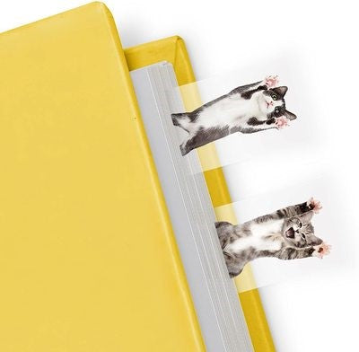 Cat in a Book Page Markers