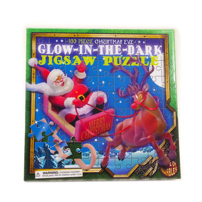Christmas Eve Glow in the Dark 100 Piece Jigsaw Puzzle - House of Marbles
