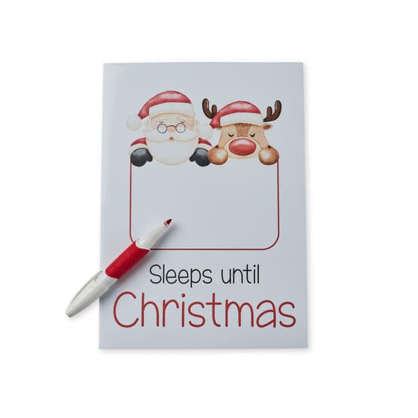 Christmas Countdown Magnet A4