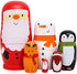 Nesting Dolls | Christmas Santa Claus & Friends
