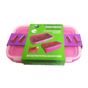 Collapsible Silicone Rectangle Tub - XXL 5 Ltr