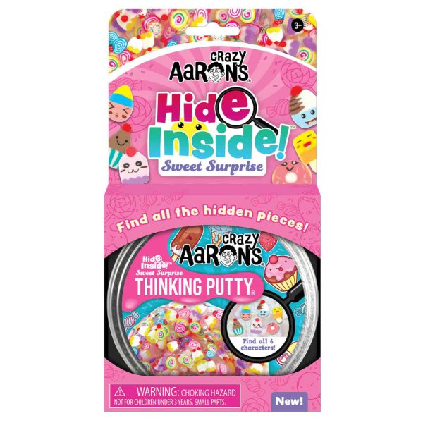 Crazy Aaron's Thinking Putty | 4" Tin | Hide Inside Collection