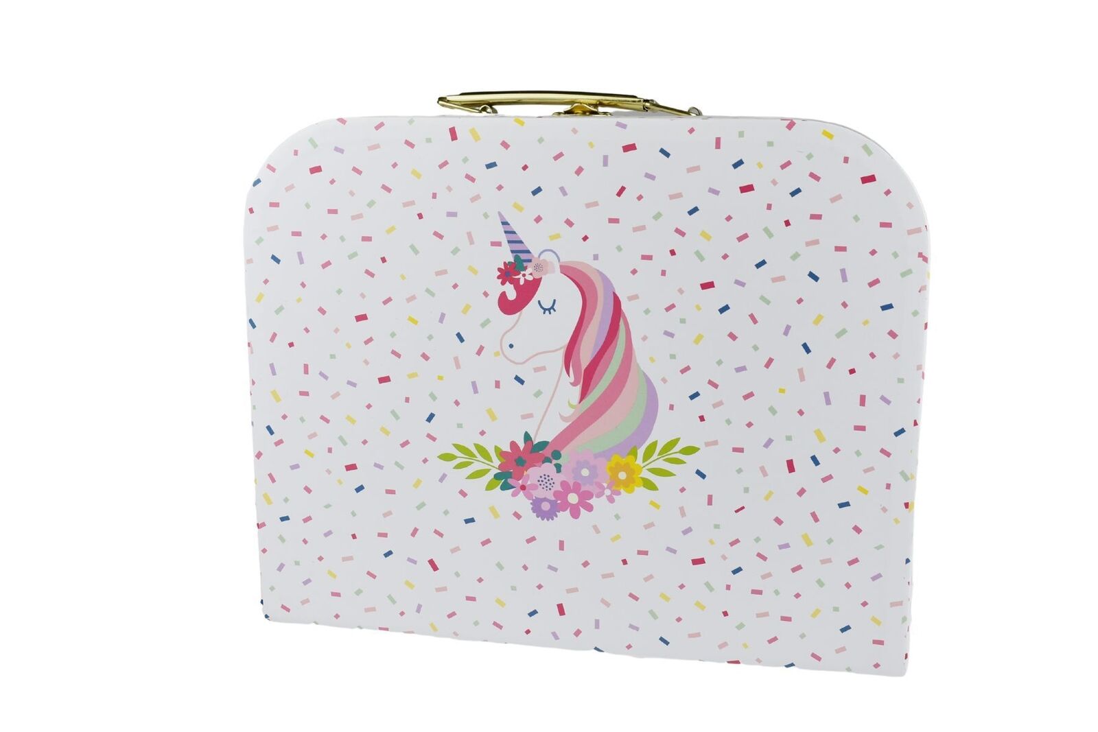 Deluxe Unicorn Tin Tea Set in Suitcase 18pc