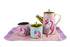Deluxe Unicorn Tin Tea Set in Suitcase 18pc