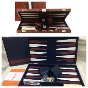 Deluxe Backgammon Attache Set