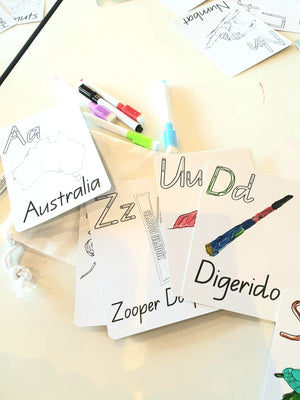 Australiana Alphabet Cards for Kids