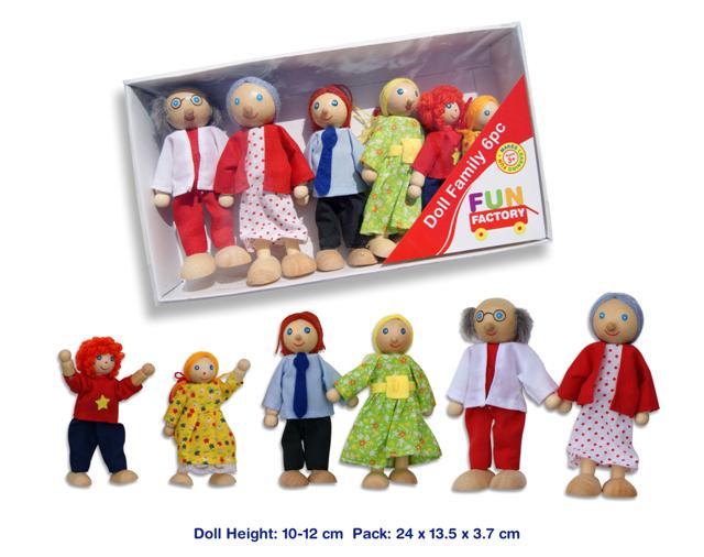 Doll House Family | 6 Dolls