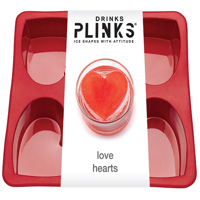 DrinksPlinks Ice Shapes | Love Hearts