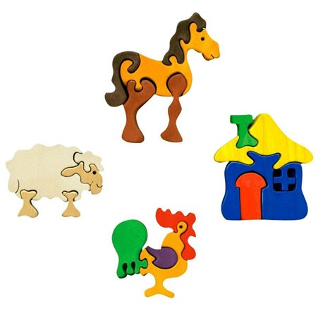 Mini Farm Puzzles by Fauna