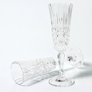 Pavilion Acrylic Flute Glass