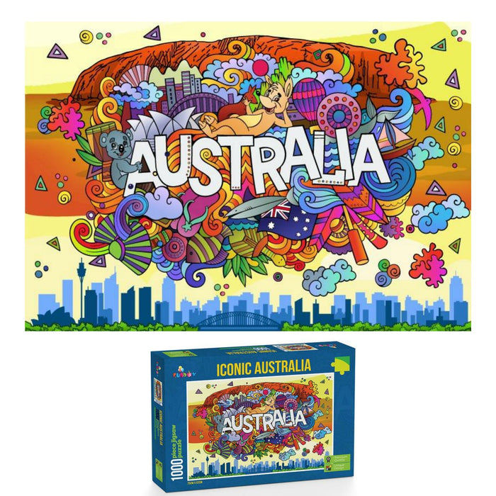 Funbox Jigsaw Puzzle 1000 piece - Iconic Australia