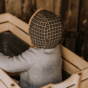Bedhead Hats Reversible Baby Bonnet | Darcy/Camel