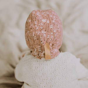 Bedhead Hats Reversible Baby Bonnet | Emma/Ivory