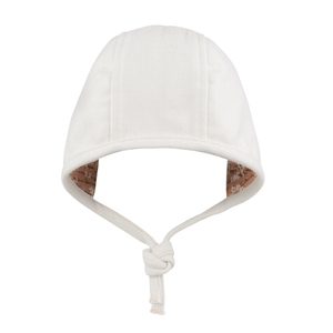 Bedhead Hats Reversible Baby Bonnet | Emma/Ivory