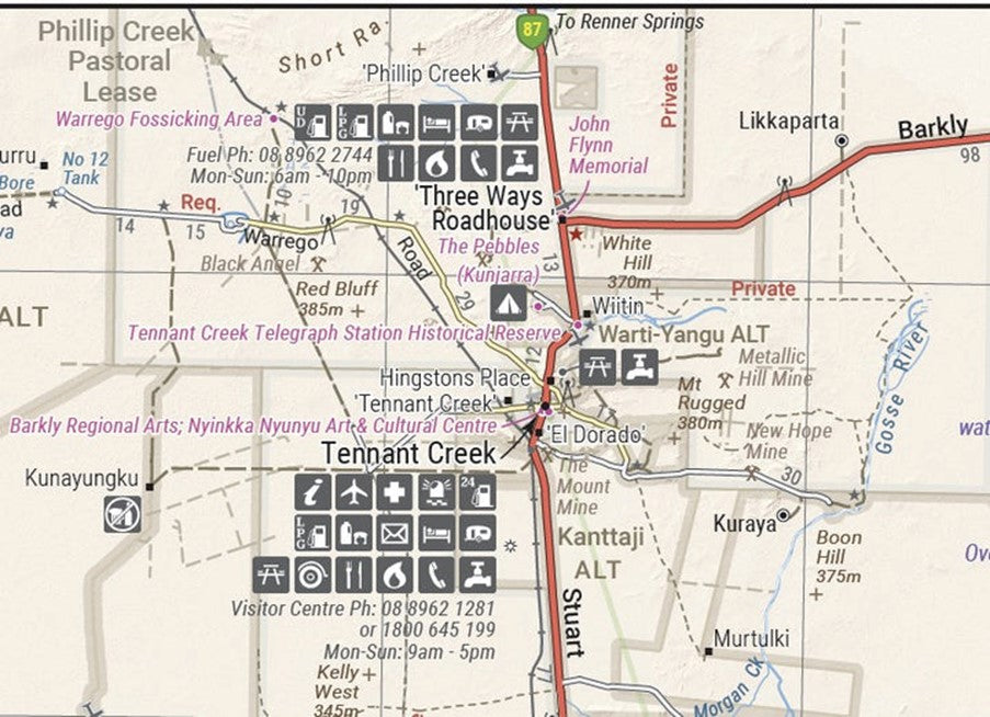 Hema Maps | Great Desert Tracks Eastern Sheet