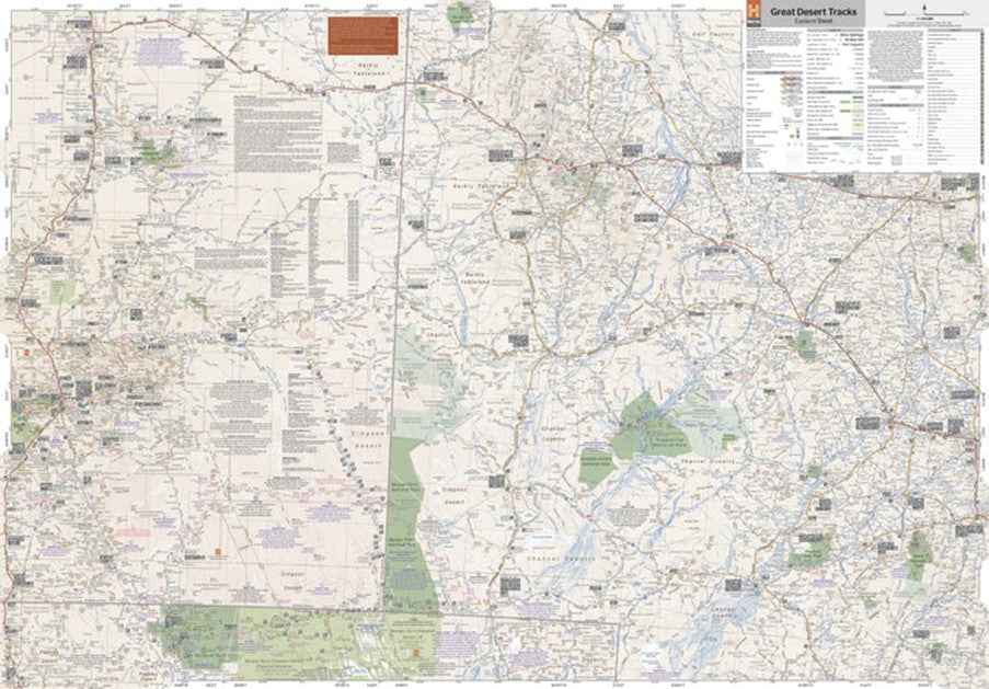 Hema Maps | Great Desert Tracks Eastern Sheet