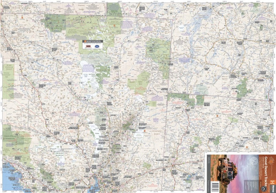Hema Maps | Great Desert Tracks Eastern Sheet
