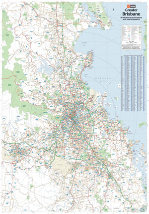 Hema Maps Brisbane And Region | City Map