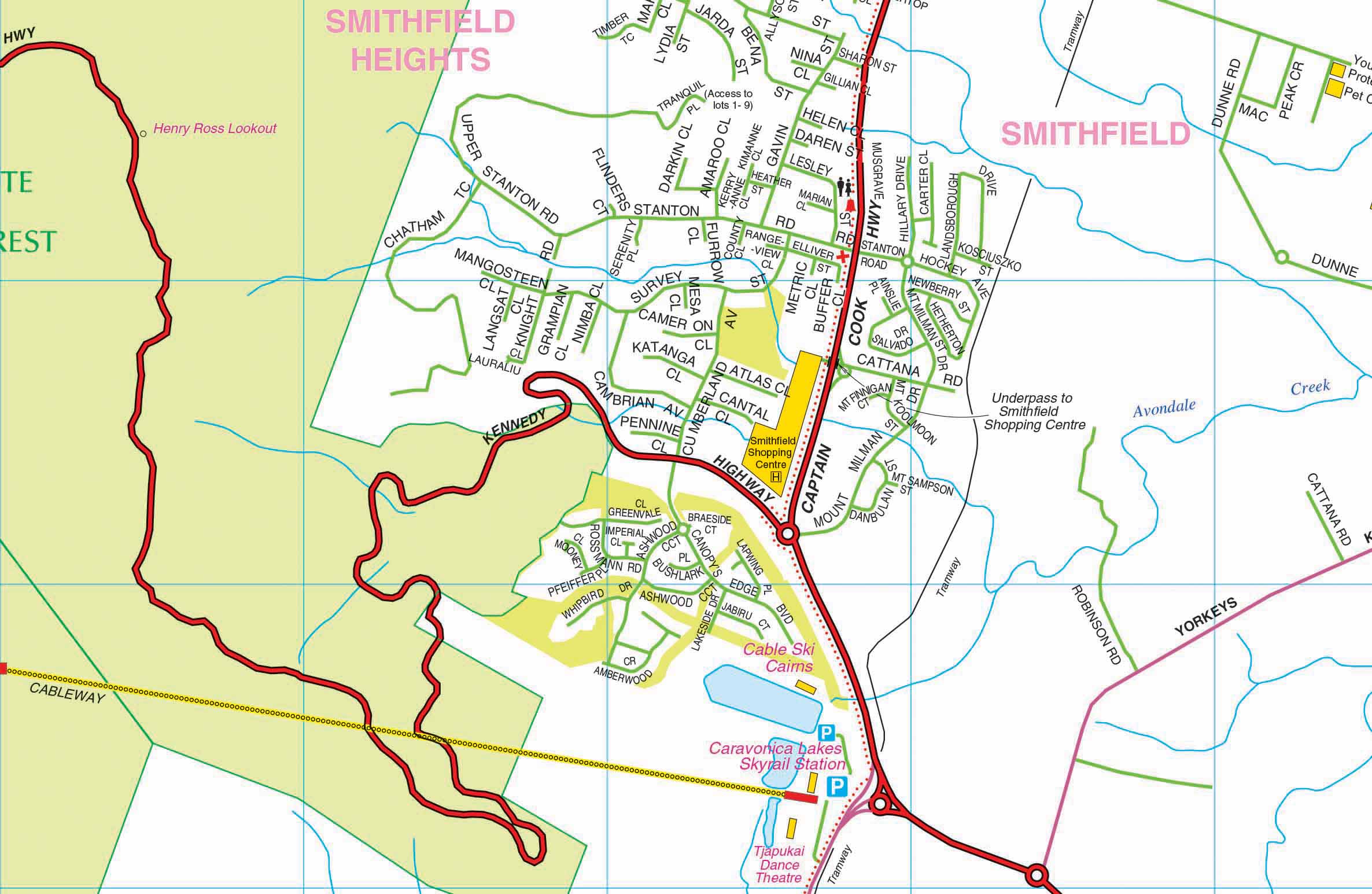 Hema Maps | Cairns And Region City Map