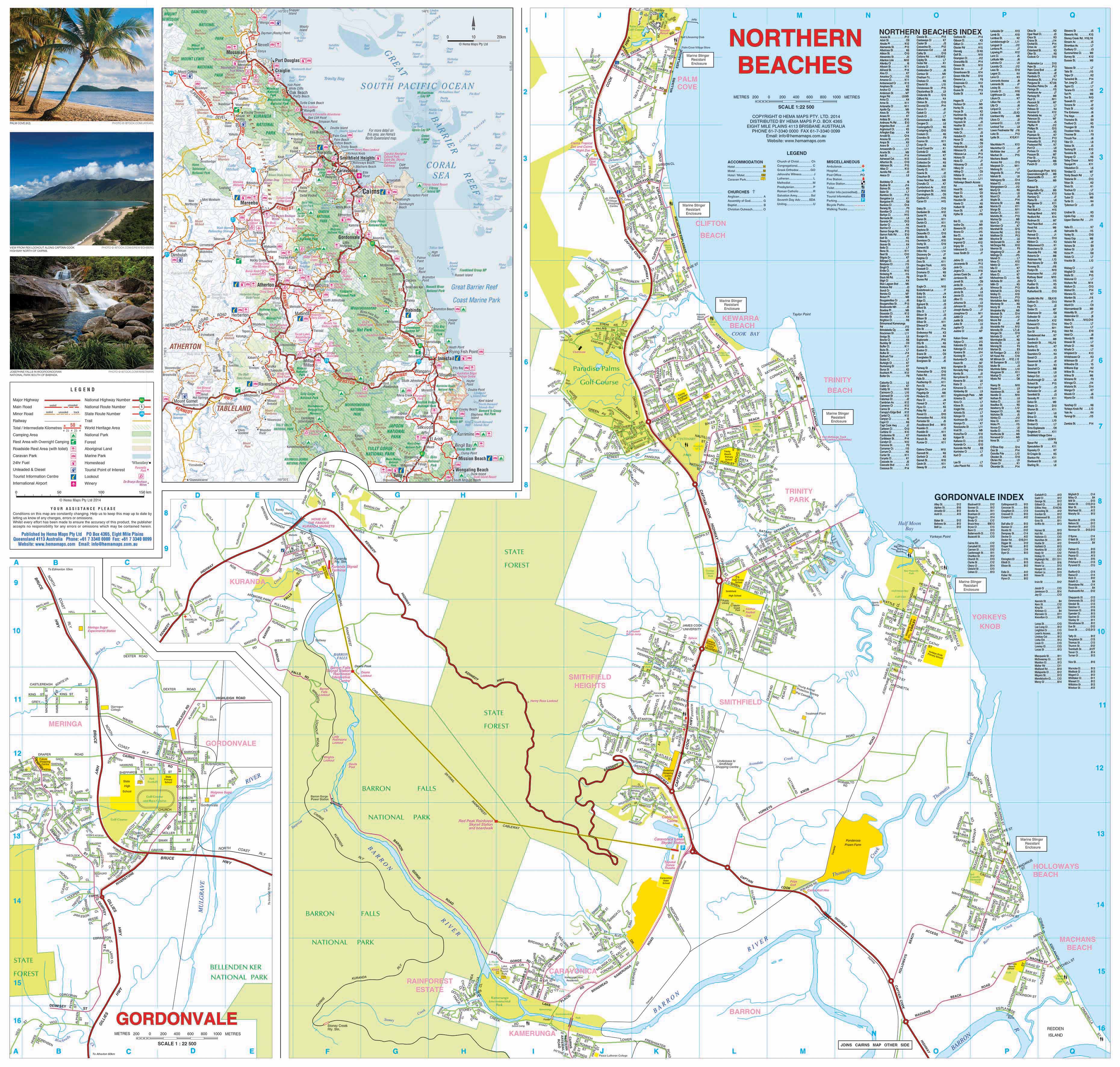 Hema Maps | Cairns And Region City Map