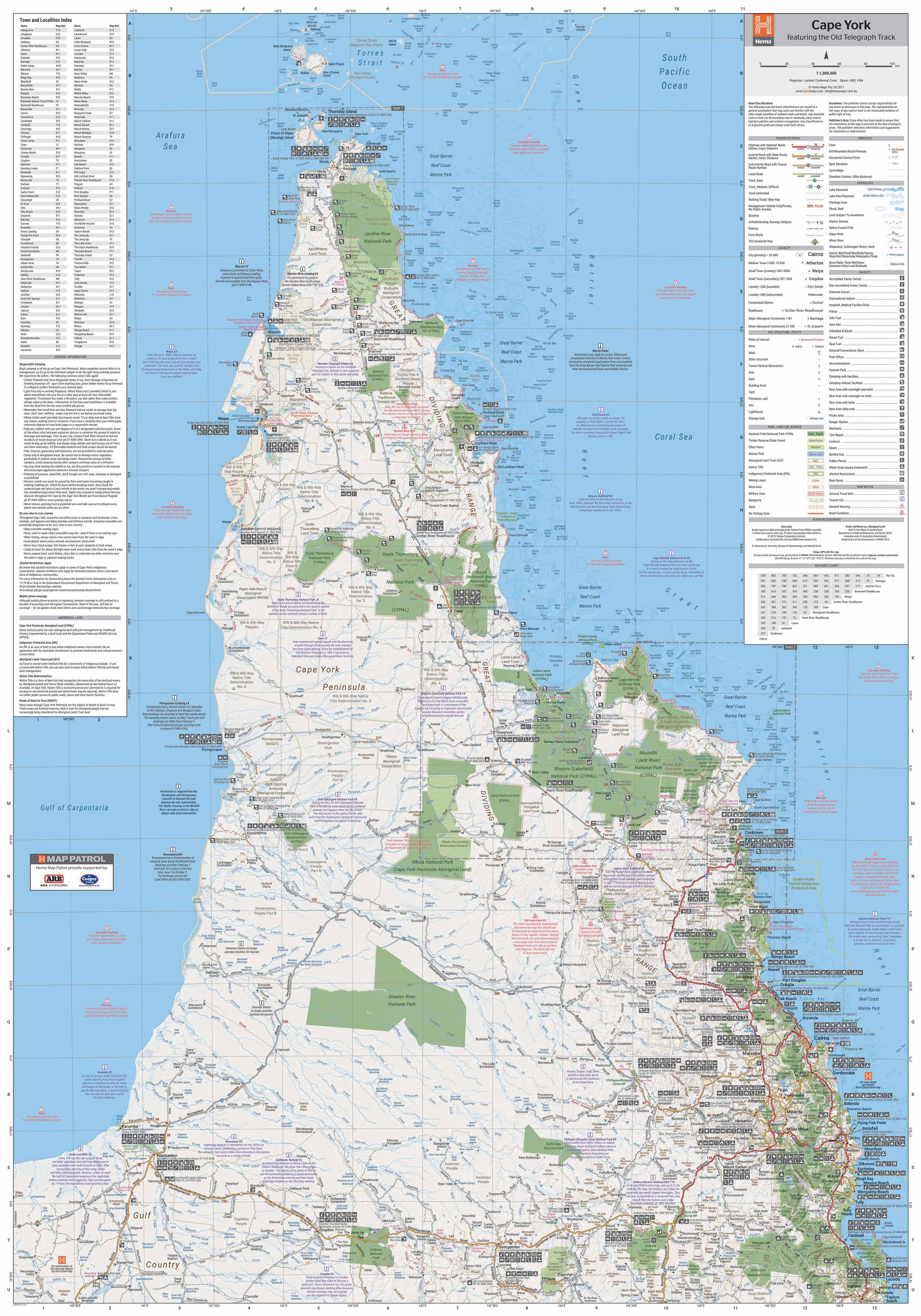 Hema Maps | Cape York Incl. The Telegraph Track