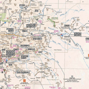 Hema Maps Central Australia | Iconic Map