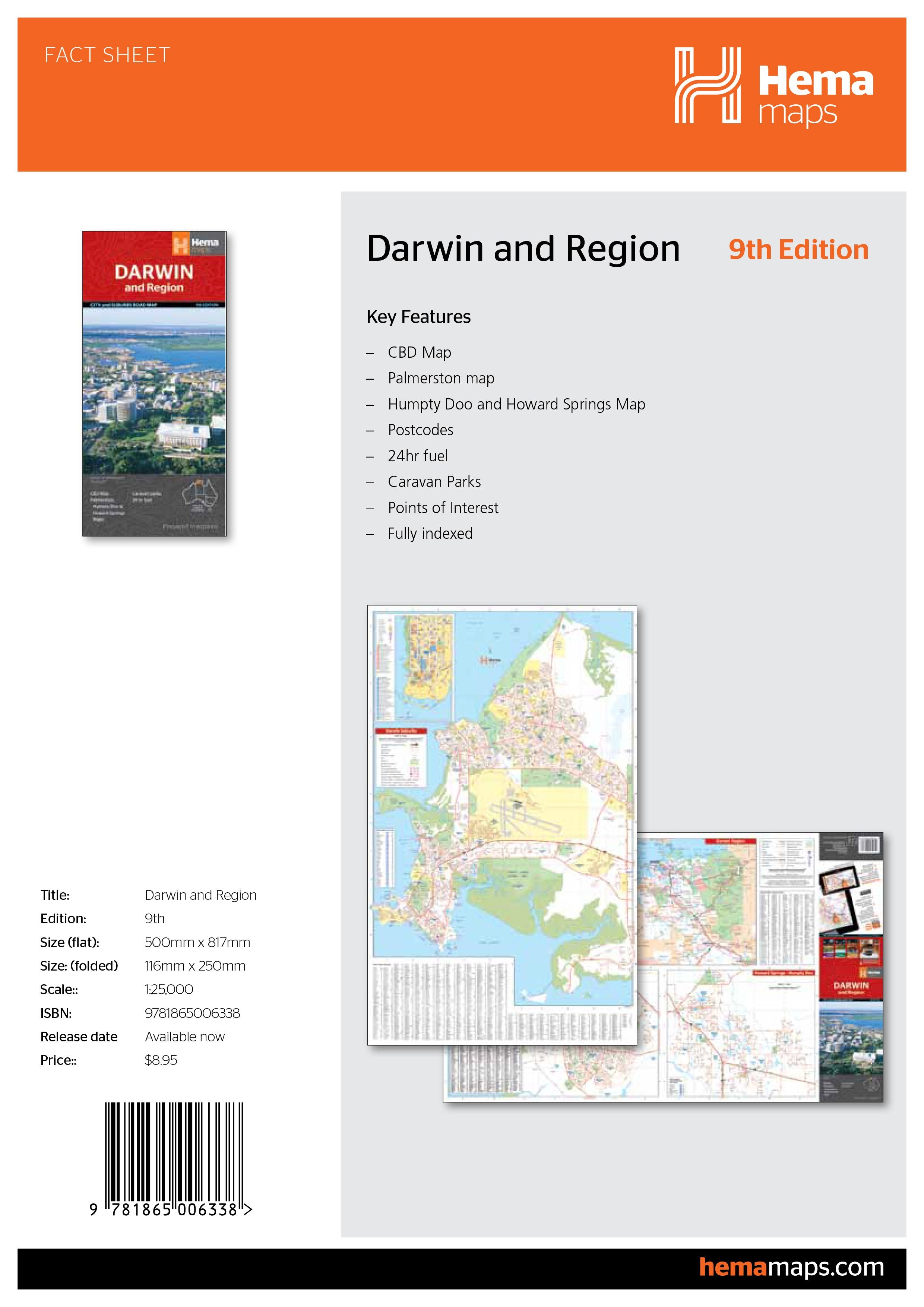 Hema Maps | Darwin And Region City Map