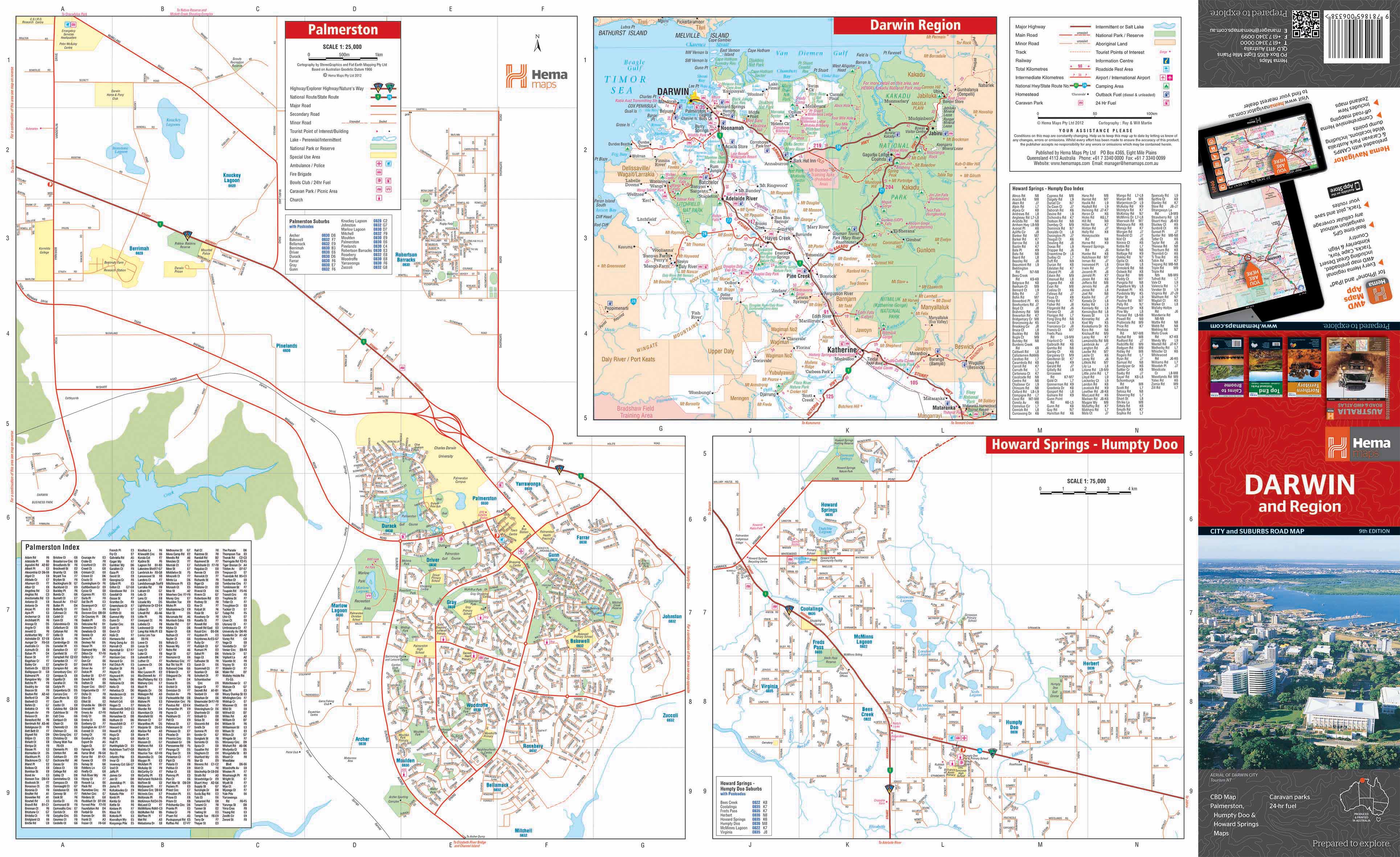 Hema Maps | Darwin And Region City Map