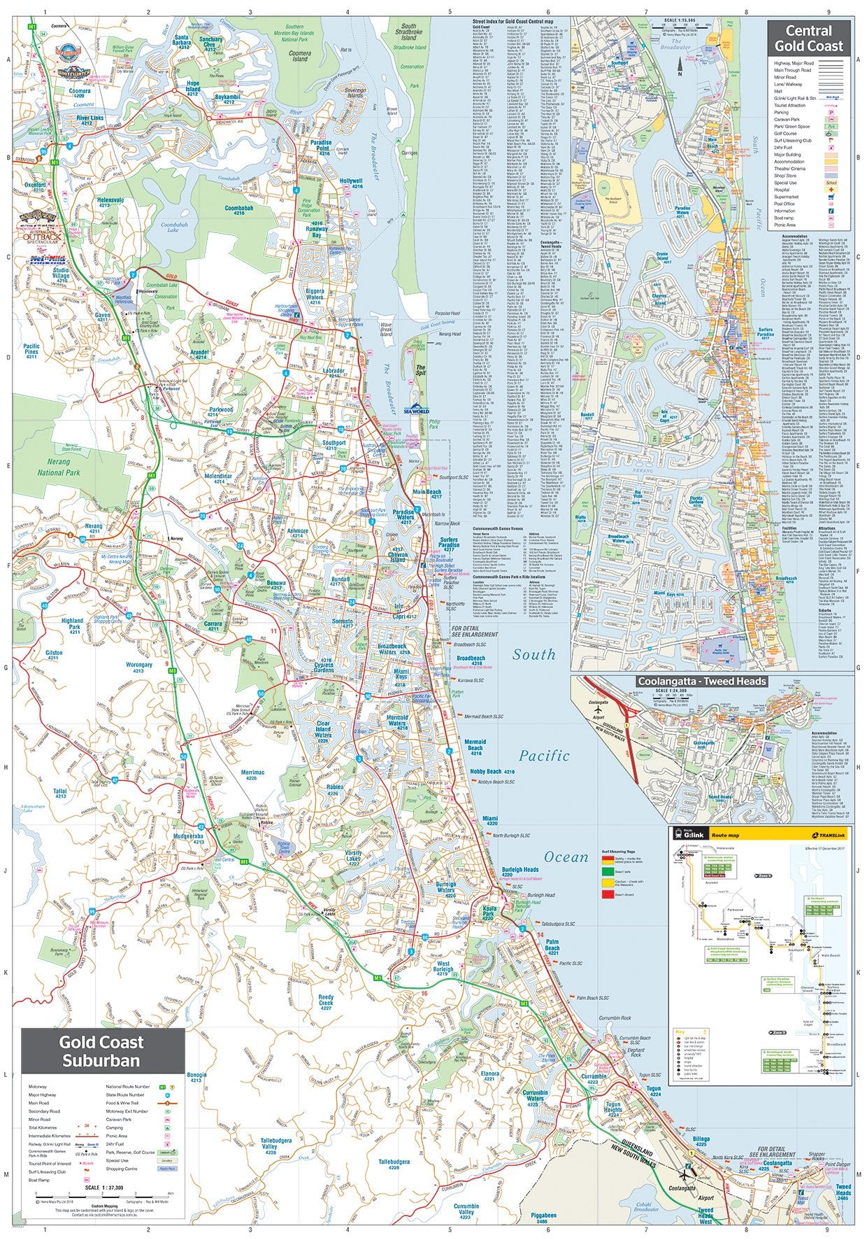 Hema Maps | Gold Coast And Region Regional Map
