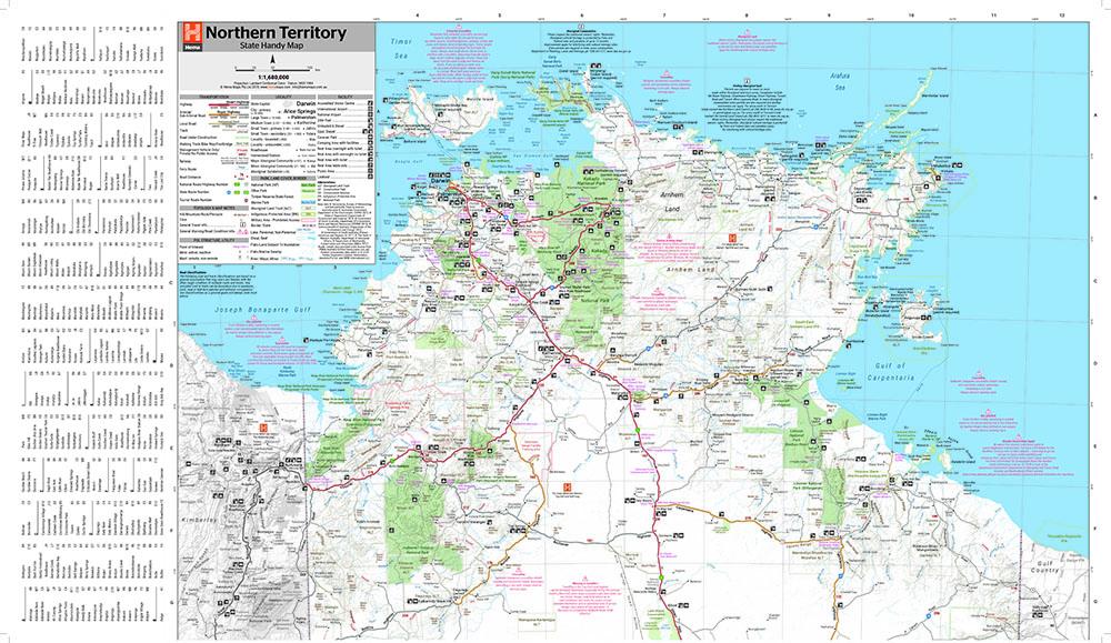 Hema Maps | Northern Territory Handy Map