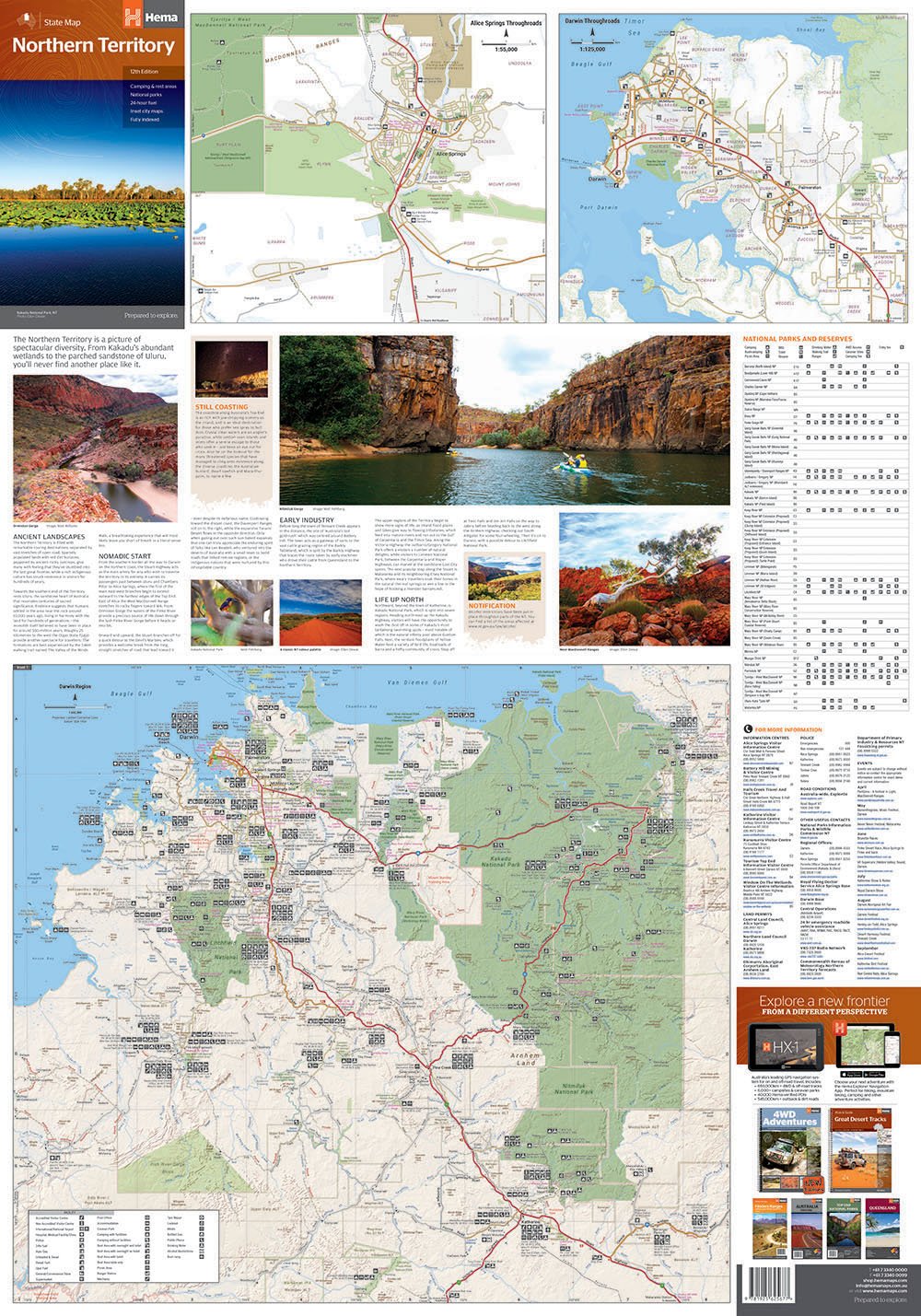 Hema Maps | Northern Territory State Map