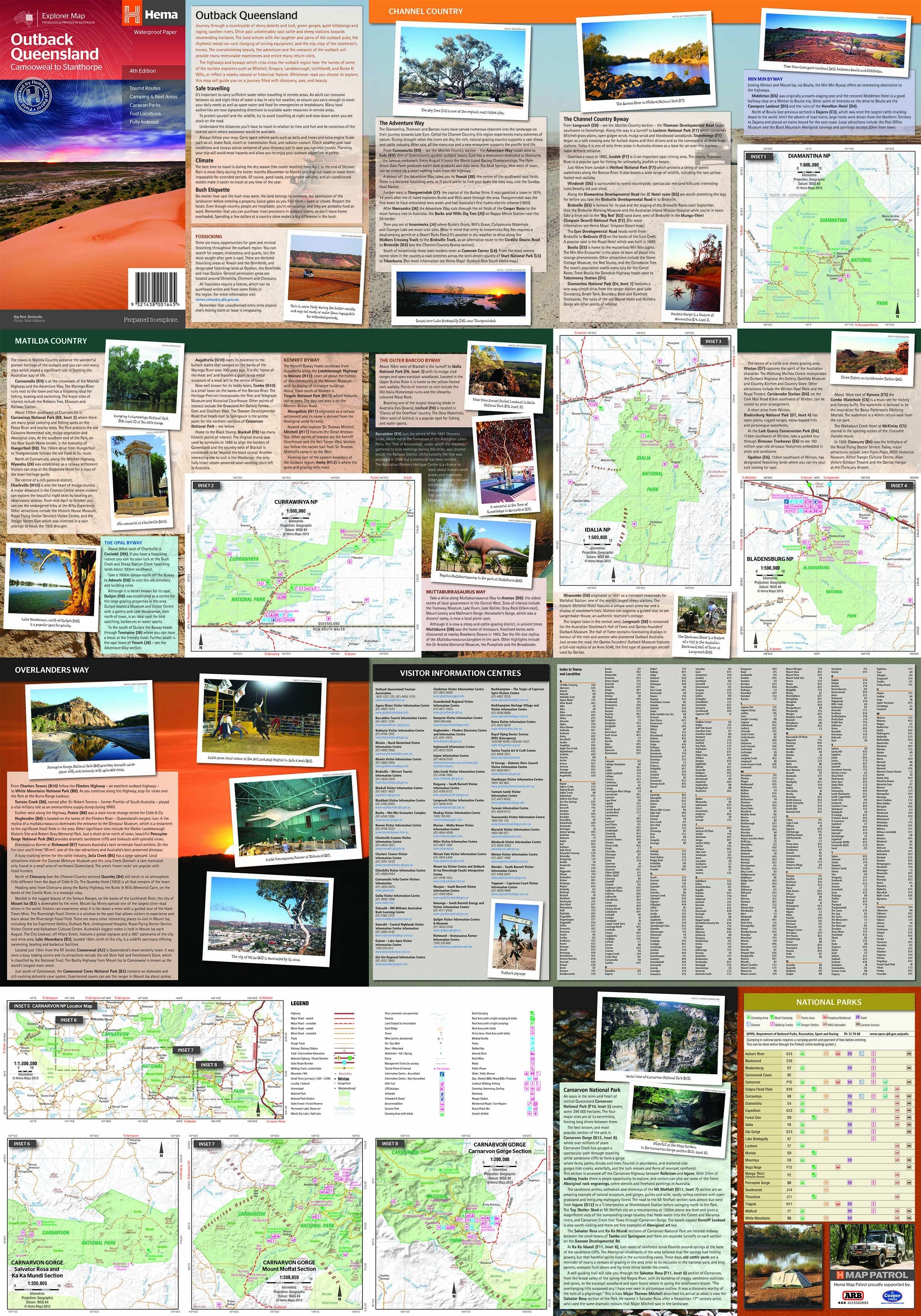 Hema Maps | Outback Queensland Explorer Map