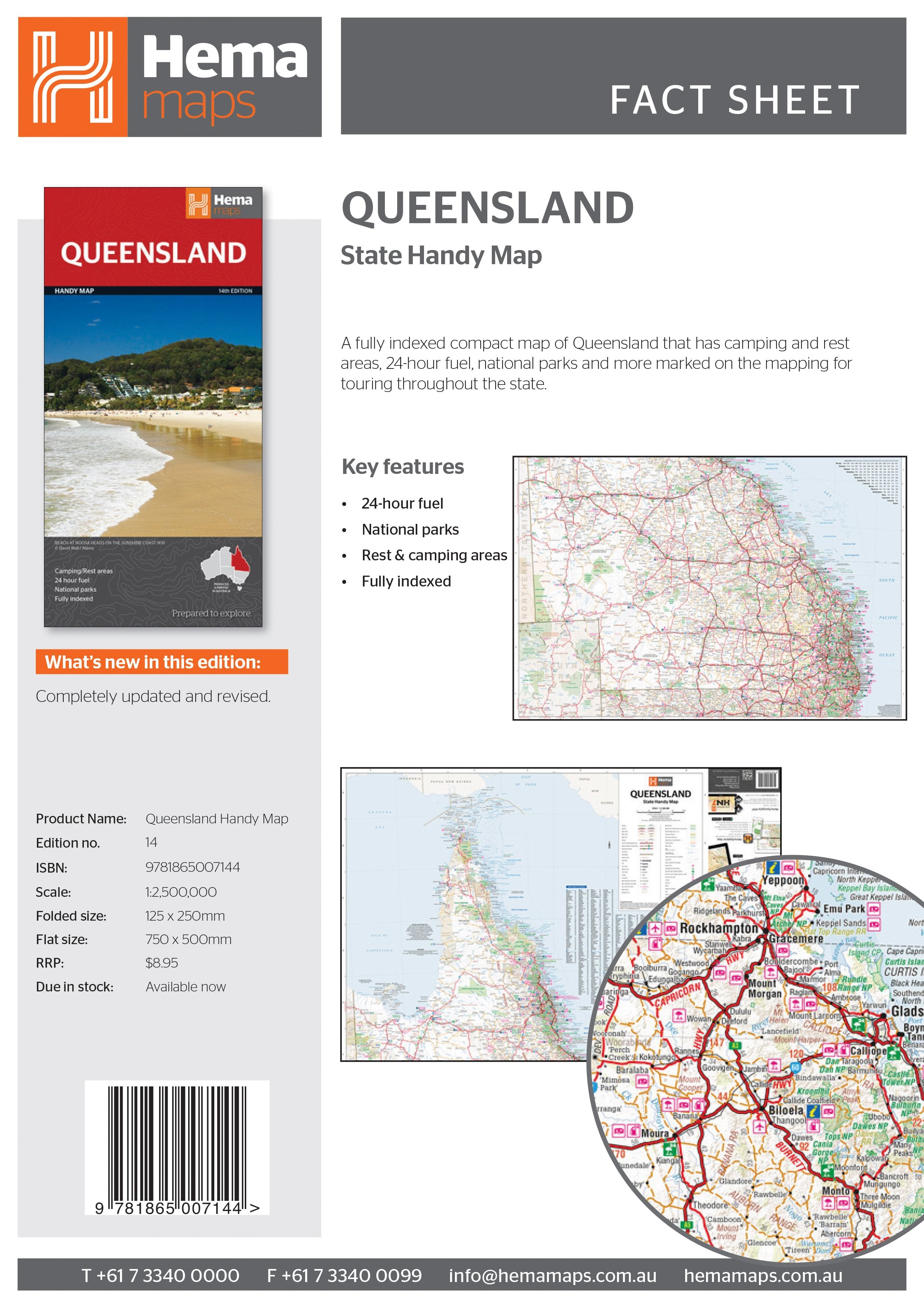 Hema Maps | Queensland Handy Map