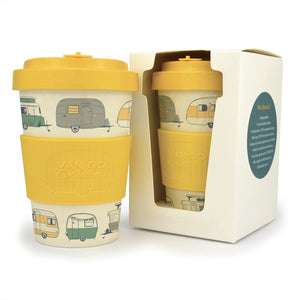 Van Go Bamboo Travel Mug | 400ml | Iconic Collection | Pale Yellow