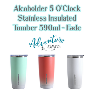 Alcoholder 5 O'Clock Stainless Steel Tumbler 590ml - Fade