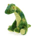 keelco mini diplodocus dinosaur on white background