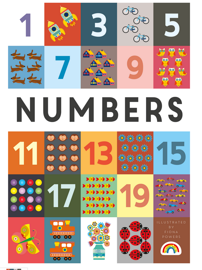 Keepsake Numbers Illustrated by Fiona Powers