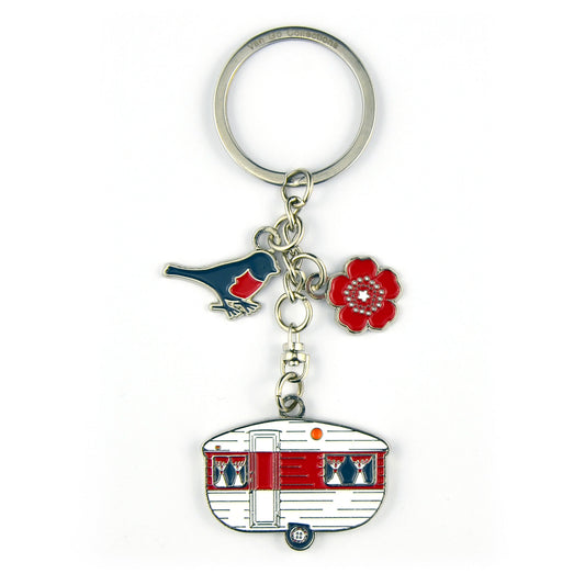 Van Go Caravan Key Rings | Colourful Enamel Keyring Gifts
