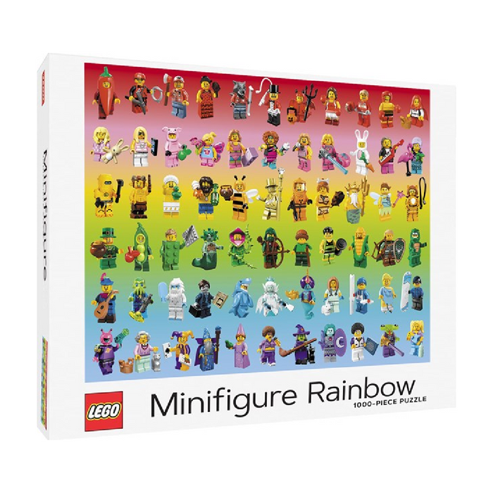 Lego Minifigure RAINBOW Puzzle 1000p