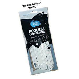 Slide n' Dry Pegless Clothesline - WHITE - Limited Edition