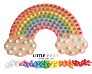 Little Pegz Rainbow - Natural