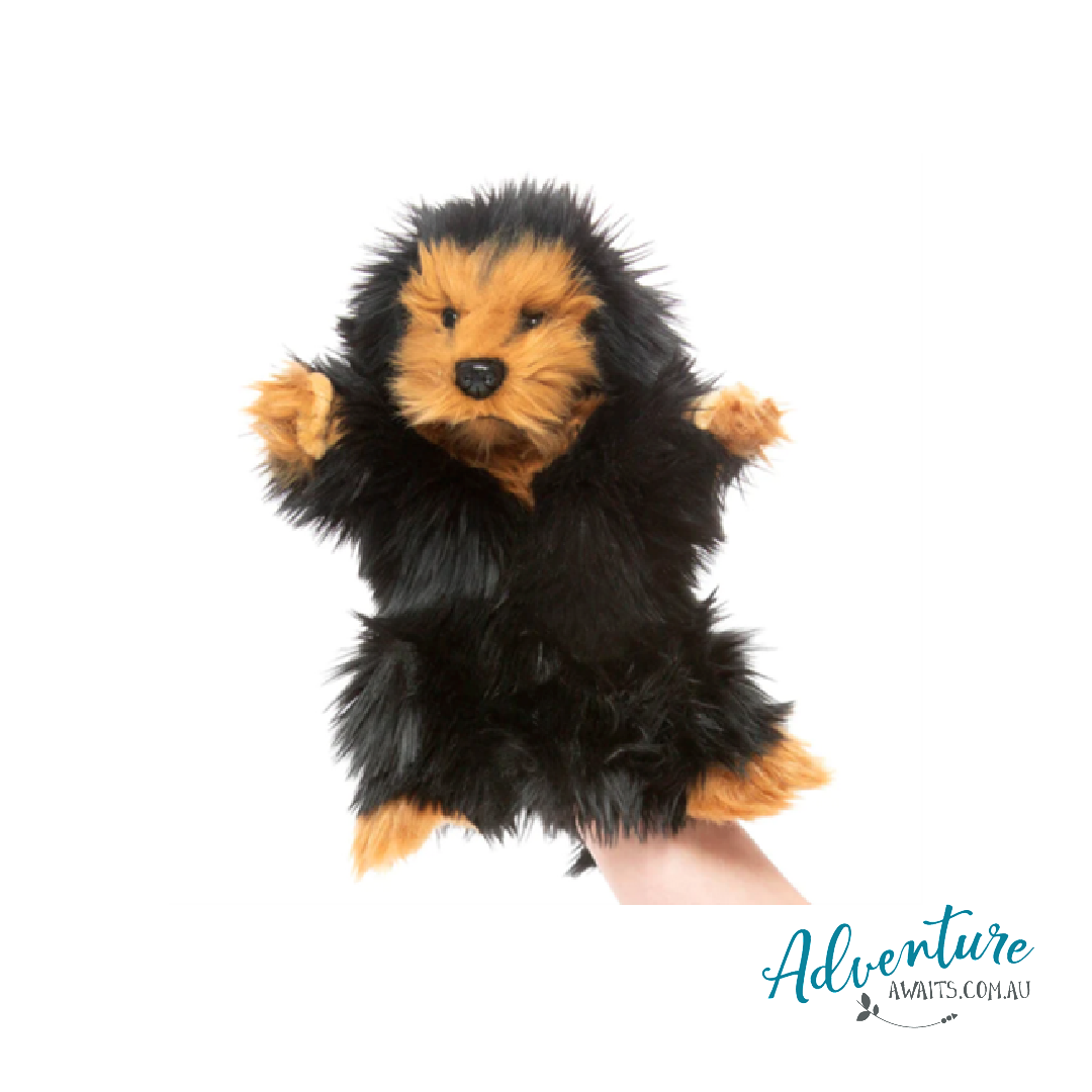 Hansa Puppet | Long Haired Dachshund 35cm