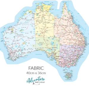 Map of Australia Sticker - UV Outdoors OR Fabric