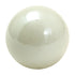 Pearlescent white glass marble with a smooth reflective finish — Adventure Awaits
