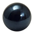 Pearlescent black glass marble with a smooth reflective finish — Adventure Awaits