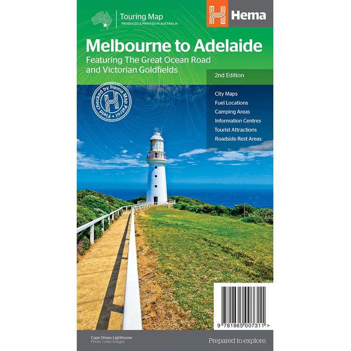 Hema Maps Melbourne to Adelaide | Touring Map